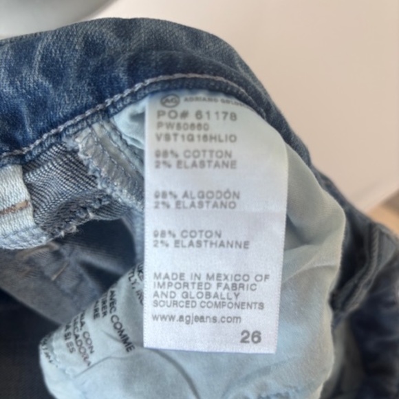 AG current style blue jeans - Picture 5 of 6